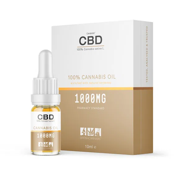 BRITISH CANNABIS™ - Canabidol® 1000mg CBD Cannabis Oil 
